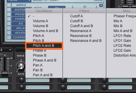 Sylenth1 簡単なビブラートのかけ方 Trivision Studio