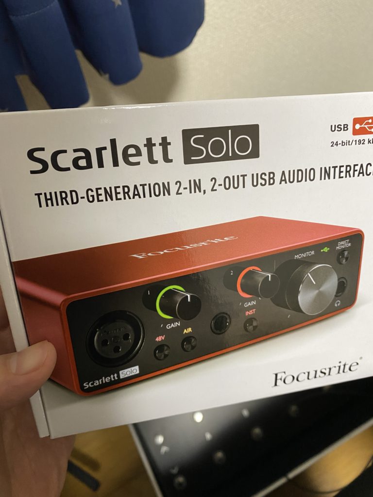 Focusrite Scarlett Solo 3rd Gen」オーディオインターフェイス製品 