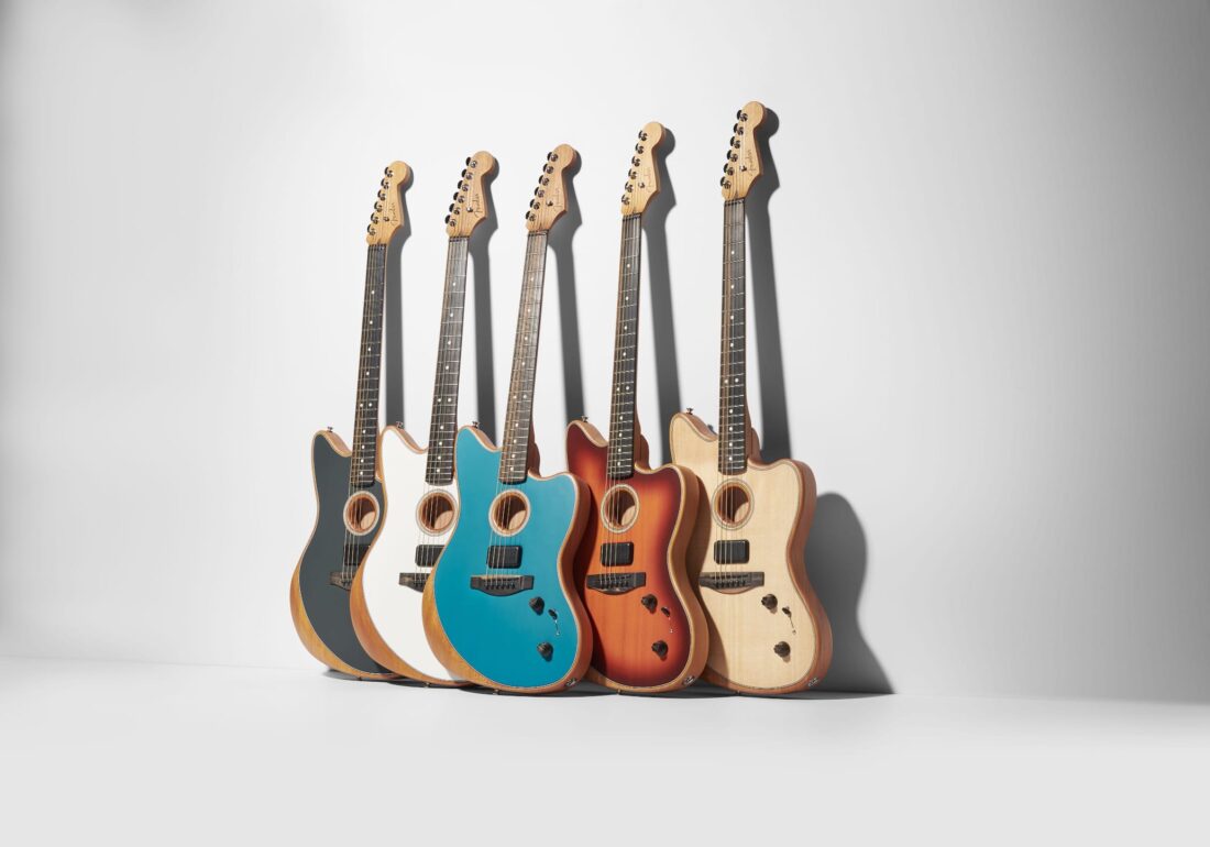 フェンダー「American Acoustasonic Jazzmaster」エレキと