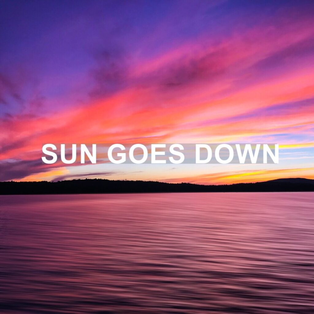 Sun Goes Down