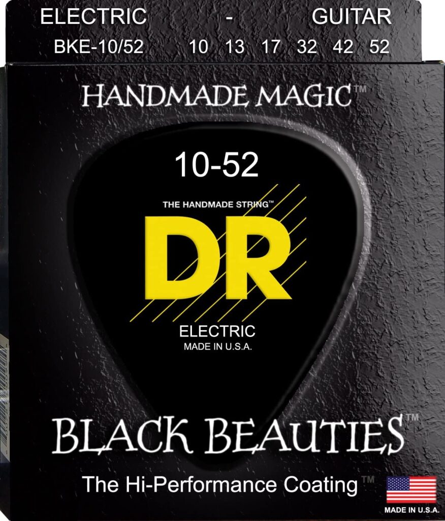 DR Strings Black Beauties Coated