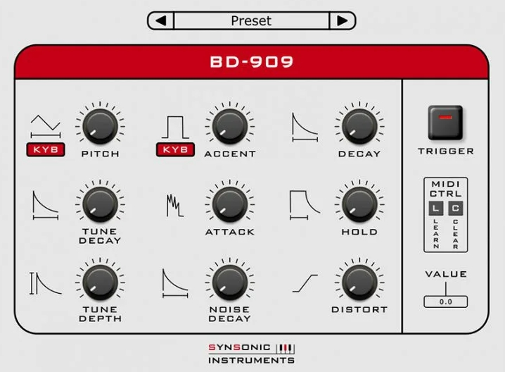 Synsonic BD-909 / BD-808 Free