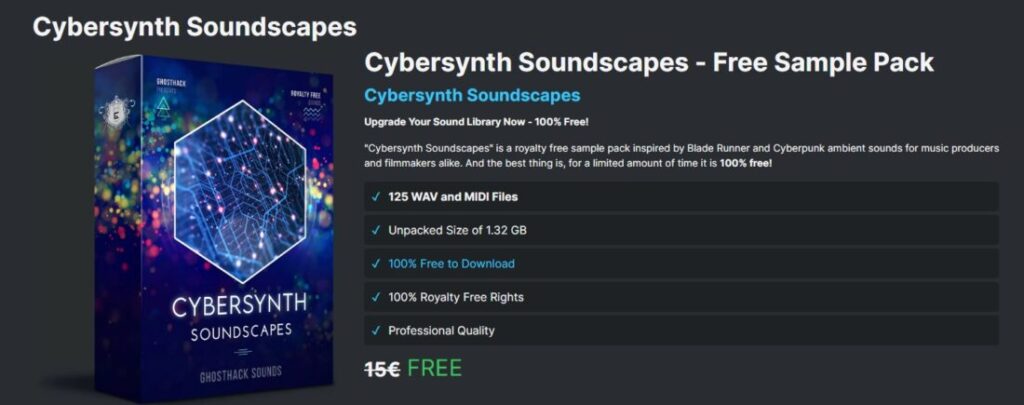 Cybersynth Soundscapes MIDI Pack